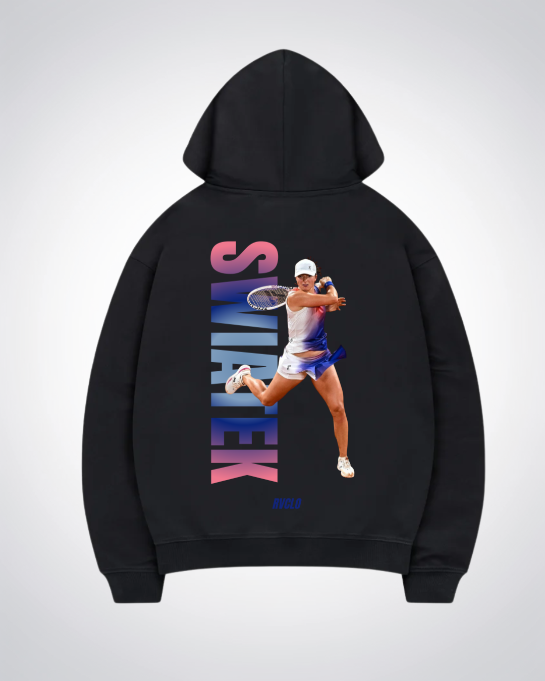 Swiatek Oversized Hoodie - Black Back (Designed)