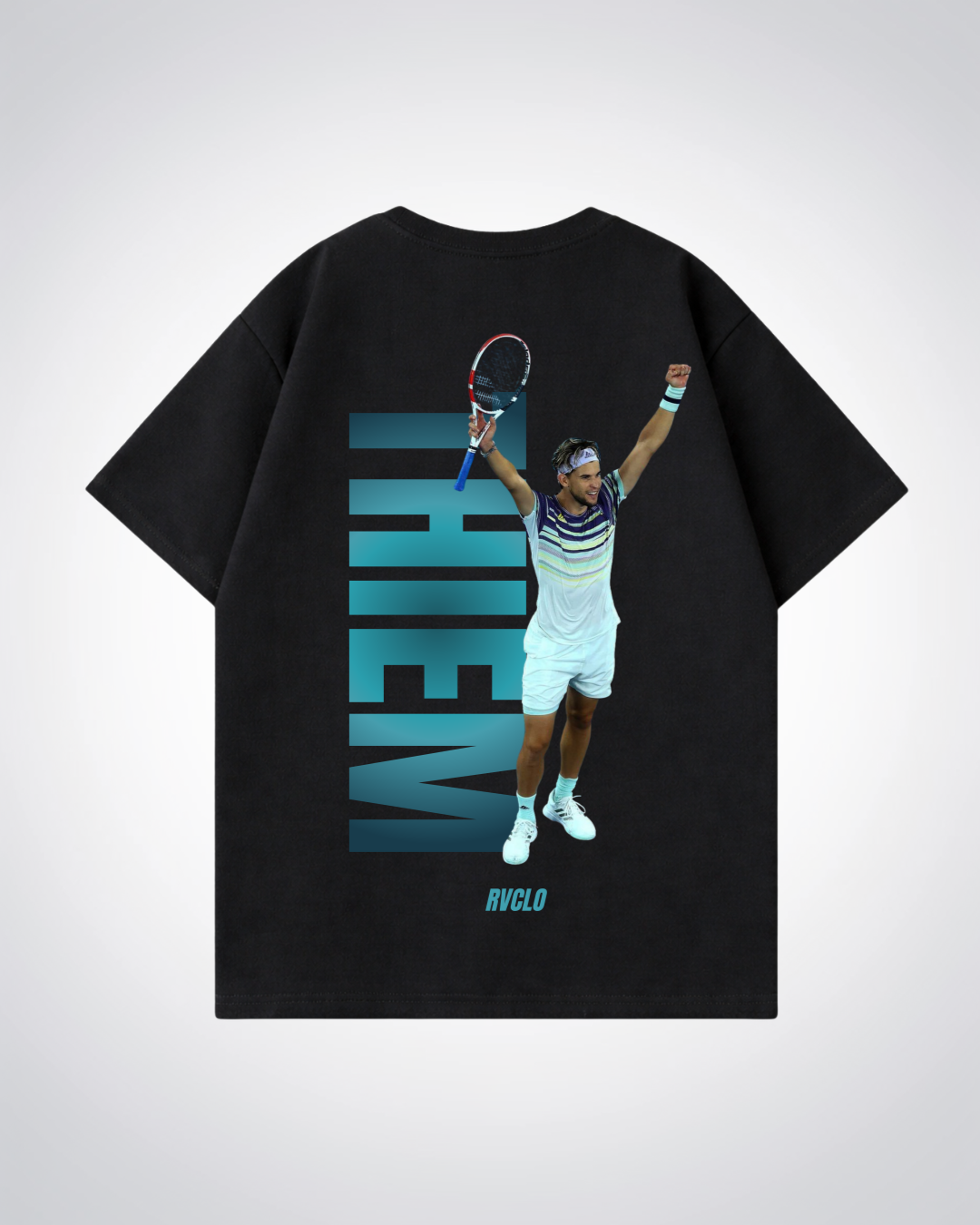 Thiem Oversized Shirt - Black Back (Designed)