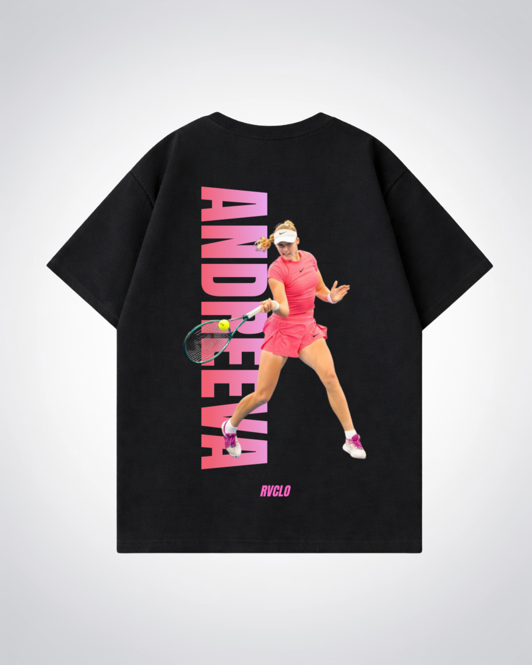 Andreeva Oversized Shirt - Black Back (Designed)